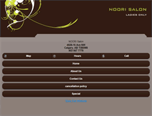 Tablet Screenshot of noorisalon.com